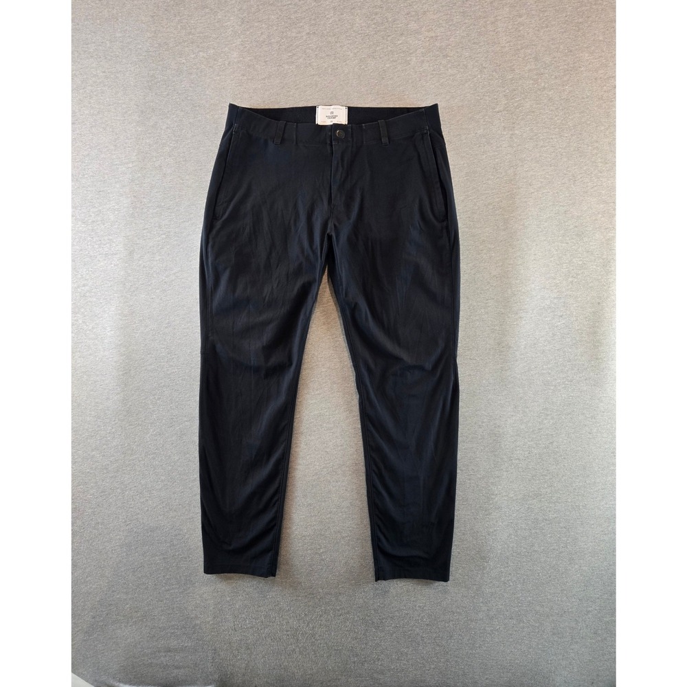 Reigning Champ Technical Trousers Mens 32 Black Recycled Tapered Chino Pants